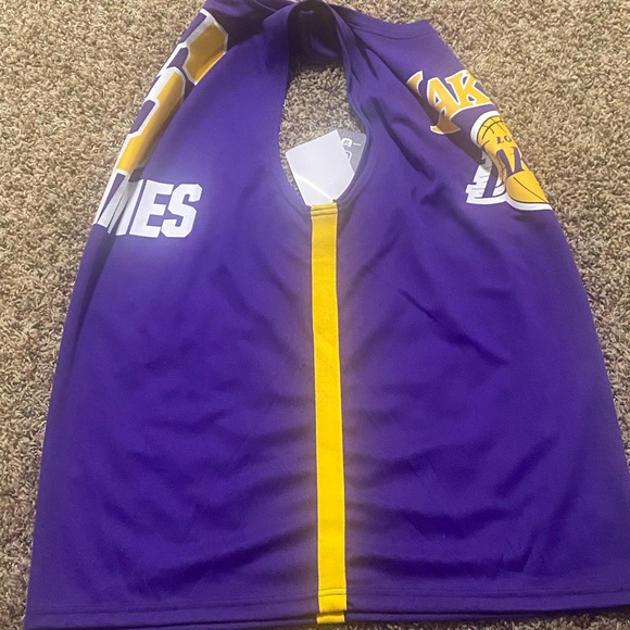 NBA LA Lakers LeBron James #6 Men’s Basketball Jersey Sleeveless XL. - Picture 5 of 9